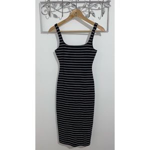 Striped tank top dress